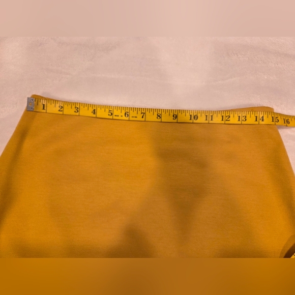 LOFT Yellow and Brown Pencil Skirt - Picture 6 of 13